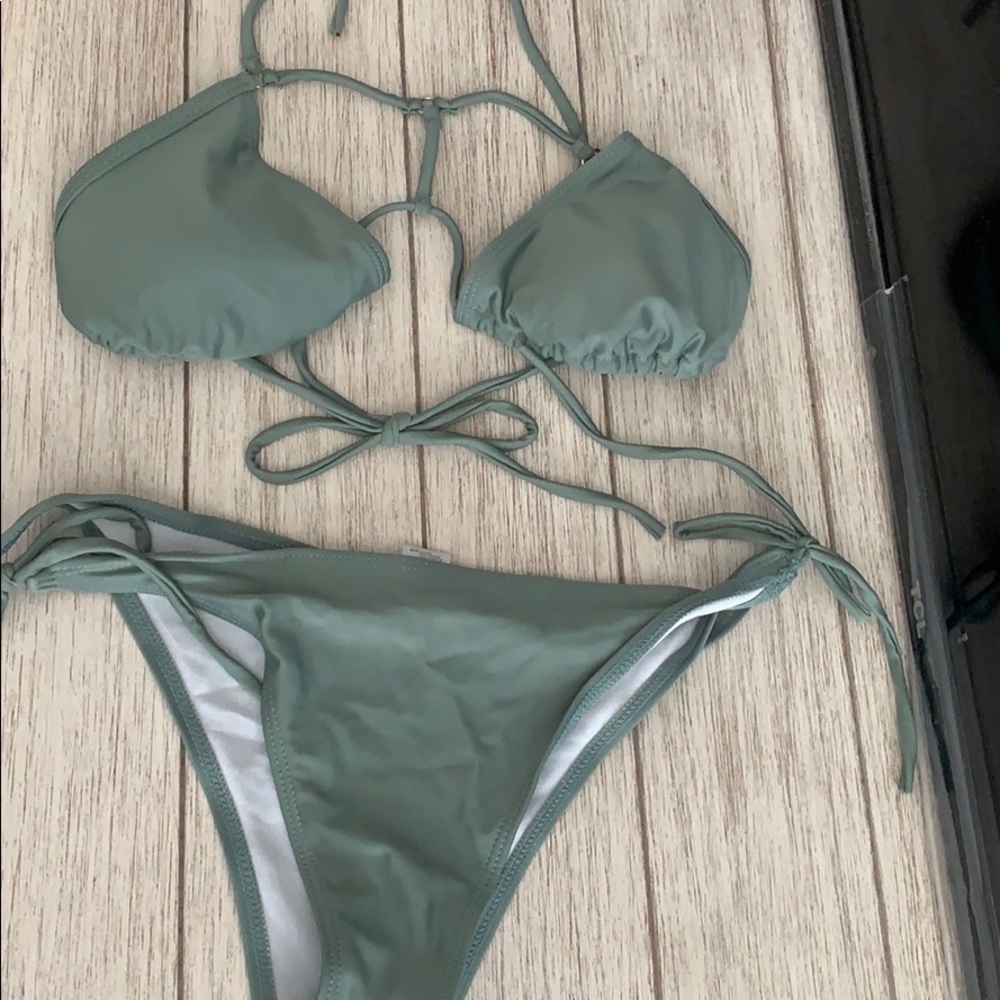 Sage Bikini Set size M fits like a Small
